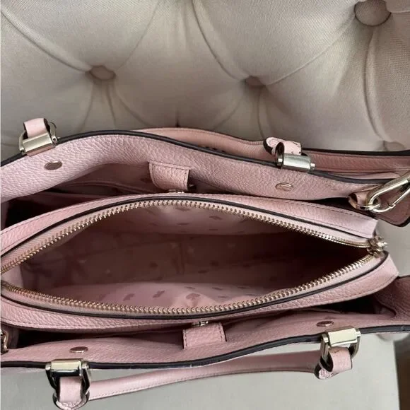 Kate Spade Pink Leather Tote Bag - Picture 9 of 11